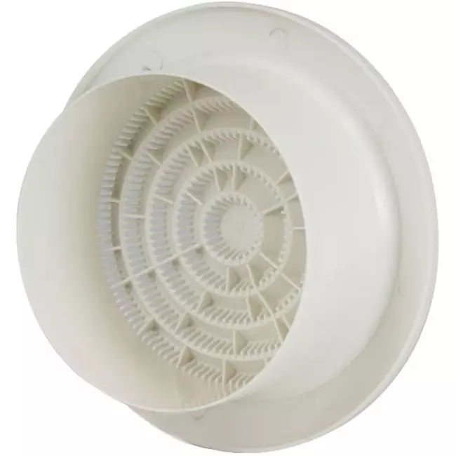 Lüftungsgitter Kunststoff rund Ø125mm NGA125
