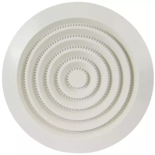 Lüftungsgitter Kunststoff rund Ø125mm NGA125