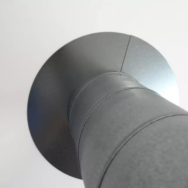 Abdeckrosette Ø 315 mm sendz. verzinkt (2 Teile)