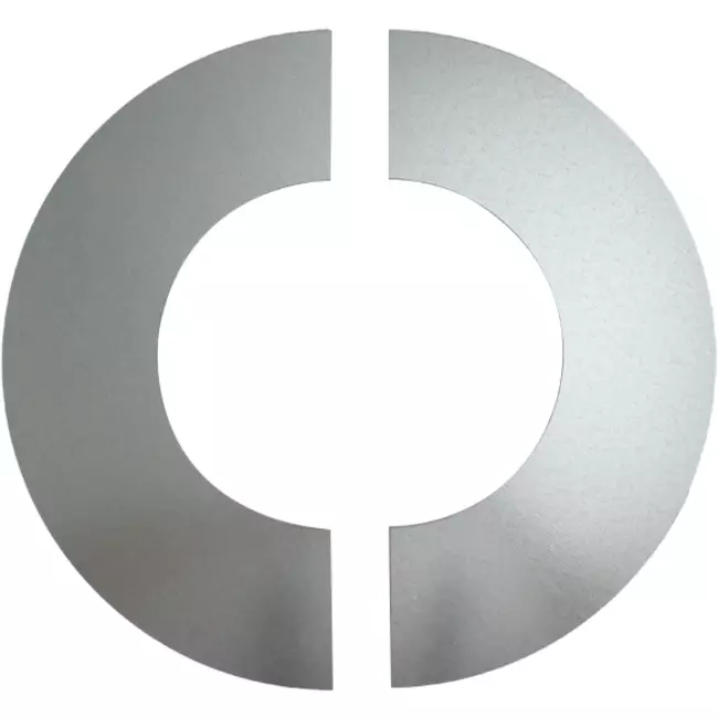 Abdeckrosette Ø 315 mm sendz. verzinkt (2 Teile)