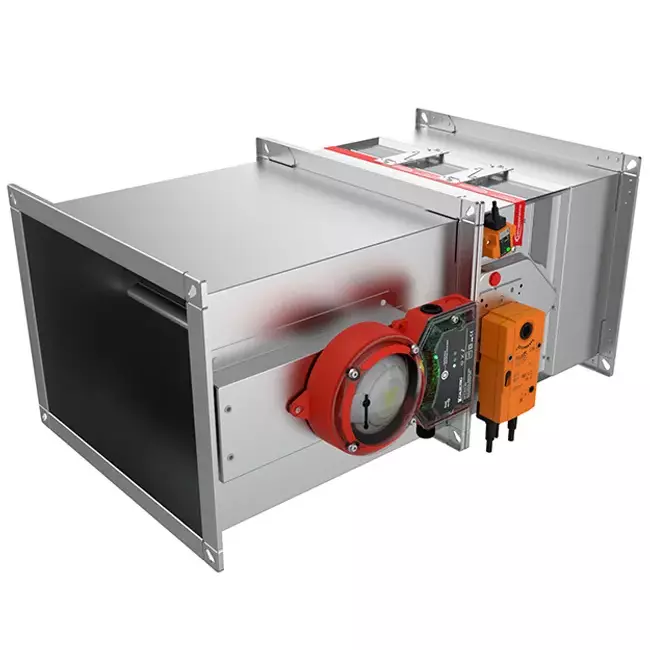 Rauchsensor 24V für rechteckige Brandschutzklappe - E-FD A SSA 200x800 24