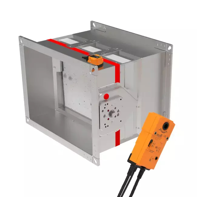 Stellmotor für Brandschutzklappen 24V, 18 Nm, öffnen/schließen - E-BF24 T