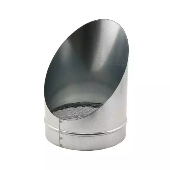 Wickelfalz Ausblasstutze 45° Ø250mm