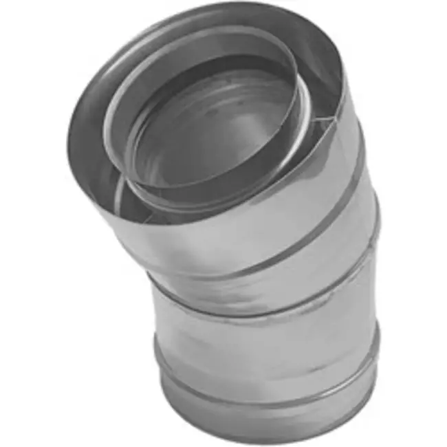 Konzentrischer Durchmesser 100 - 150 mm Biegung 30 gr I316L/I304 (D0,5/0,6) (inkl. Dichtungsgummi Innenrohr)