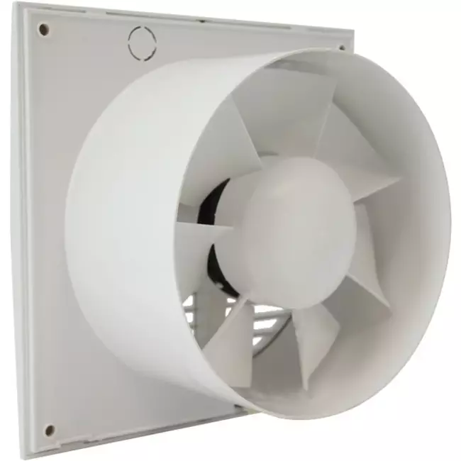 Badlüfter Ø 150 mm weiß mit Timer und Feuchtigkeitssensor - EE150HT
