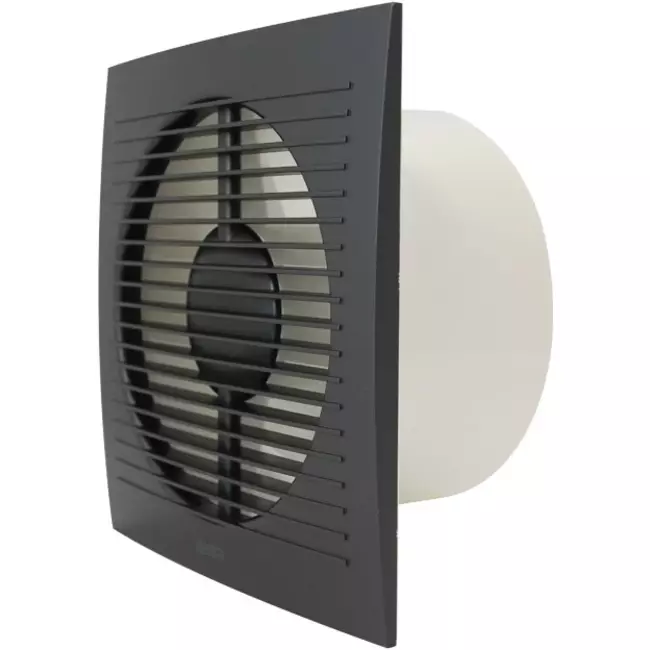 Badlüfter Ø 100 mm anthrazit mit Timer - Standard EE100TA