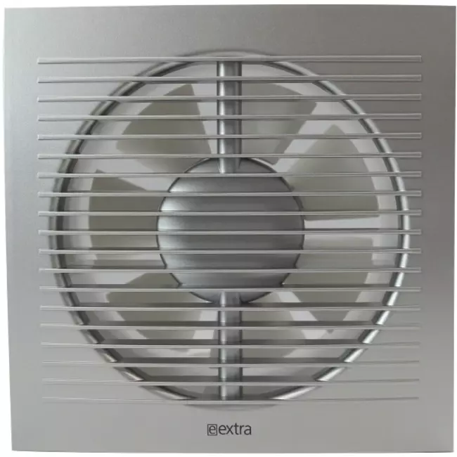 Badlüfter Ø 125 mm Silber mit Timer - Standard EE125TS