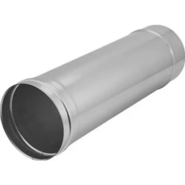 Abgasrohre Ø 100 mm Edelstahl einwandig - L = 300 mm