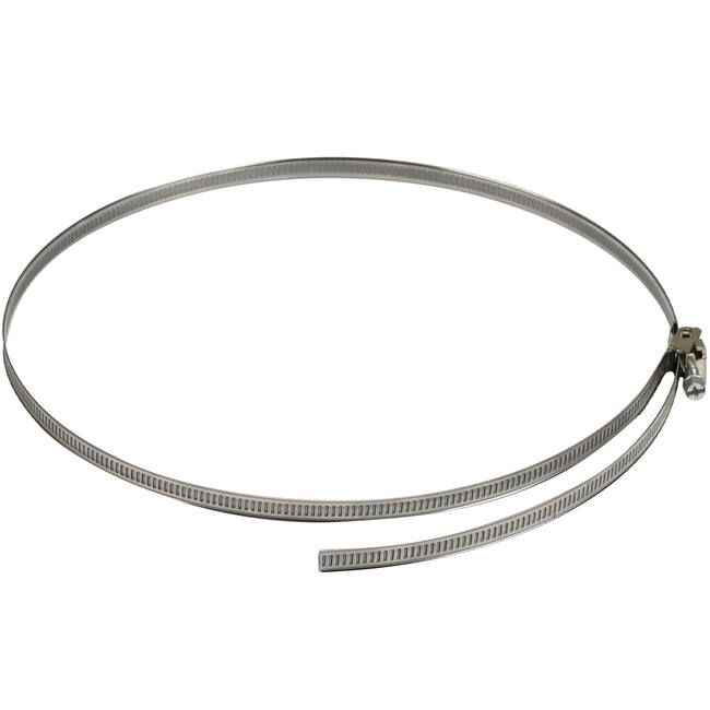 Edelstahl-Schlauchschelle mit 60 mm Durchmesser 165 mm - PCSS60-165