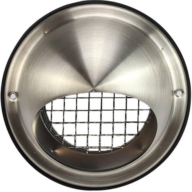Wölbungsgitter aus Edelstahl 100mm Wanddurchlass - EL-SS-B100 SS