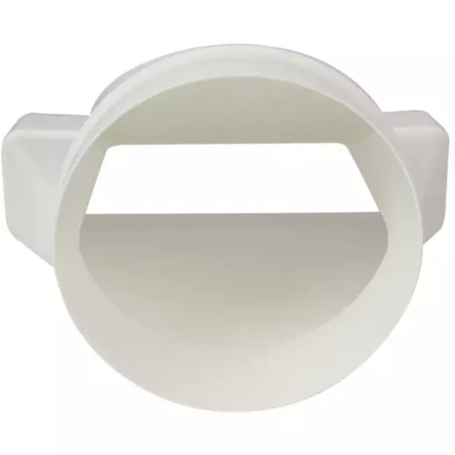 Reduzierstück Kunststoff rechteckig 220x90mm nach rund Ø 150 mm KSD29-150