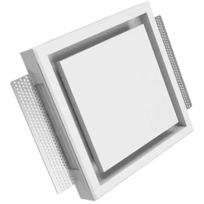 Ergovent rahmenloses verputzbares Ventiel - Quadratisch - 100 mm
