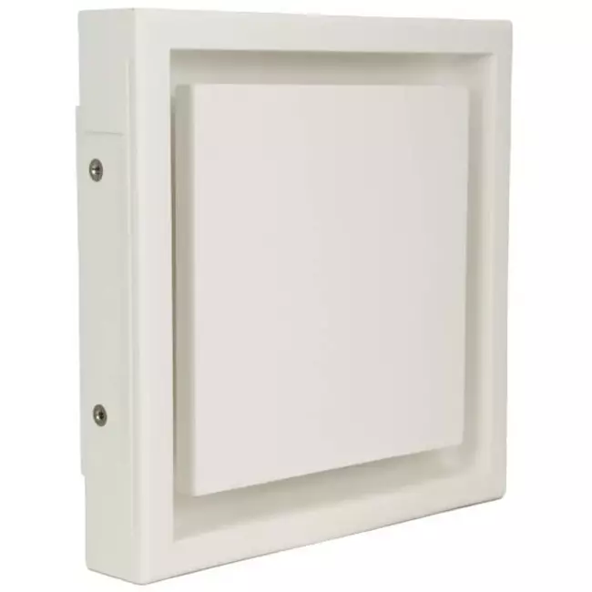 Ergovent rahmenloses verputzbares Ventiel - Quadratisch - 100 mm