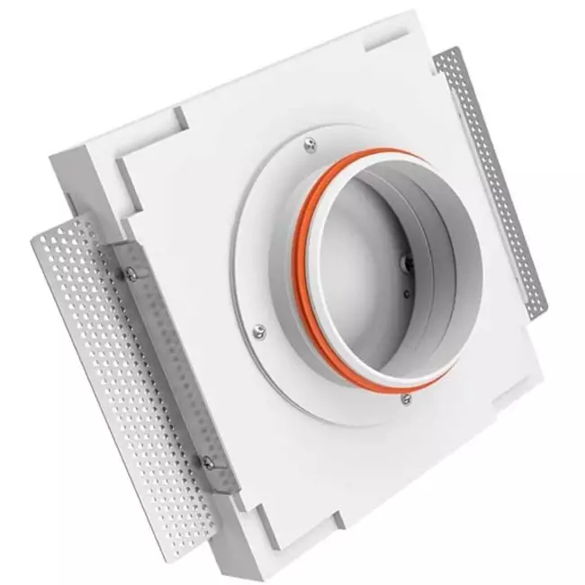 Ergovent rahmenloses verputzbares Ventiel - Quadratisch - 100 mm