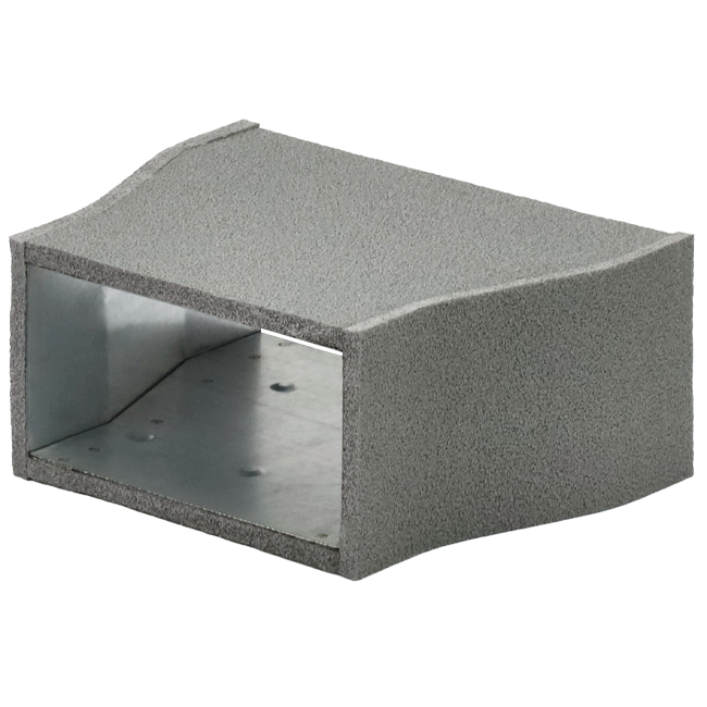 Thermoduct-Reduzierstück 300x80 auf 170x80 für Rohrleitungen