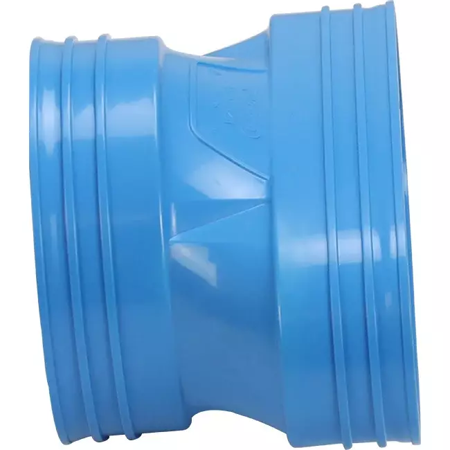 Wavin Ventiza Verlauf PVC oval 235x80 mm auf 160 mm M/M