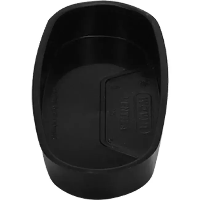 Wavin Ventiza Endkappe PVC oval Kanal 195x80 mm