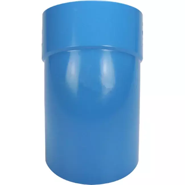 Wavin Ventiza 45 Grad Bogen PVC rund mit Durchmesser 80 mm M/S