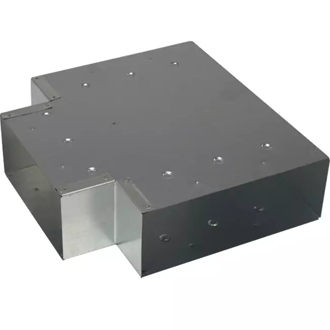T-Stück (gewinkelt) 90 Grad 220x80 mm - 170x80 mm für Abgasanlage