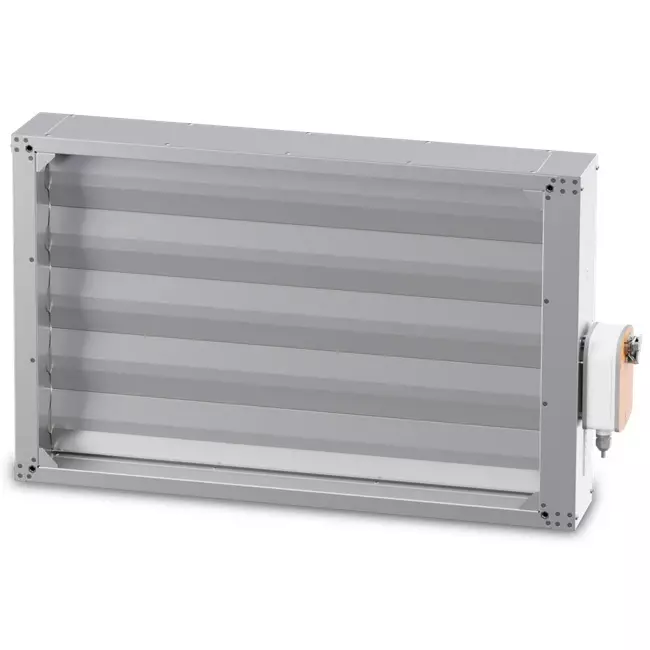 Motor-Absperrklappe mit Federrücklauf für ROTO K / RHE 2800 V – MAK R 2800 V02
