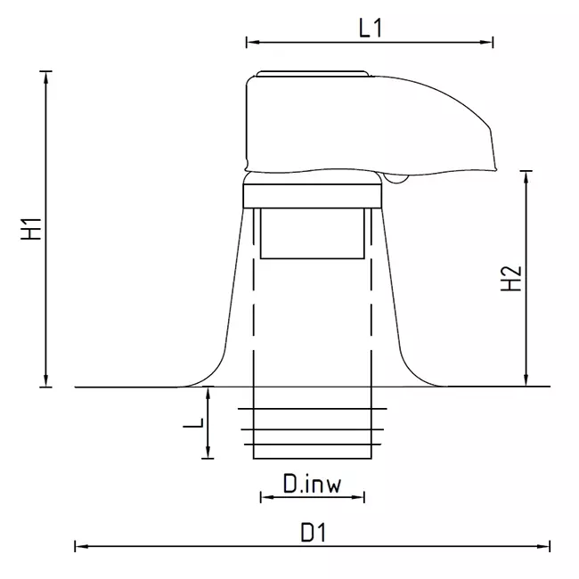 Leitungsdurchführung 3000 DW 140 mm mit PVC