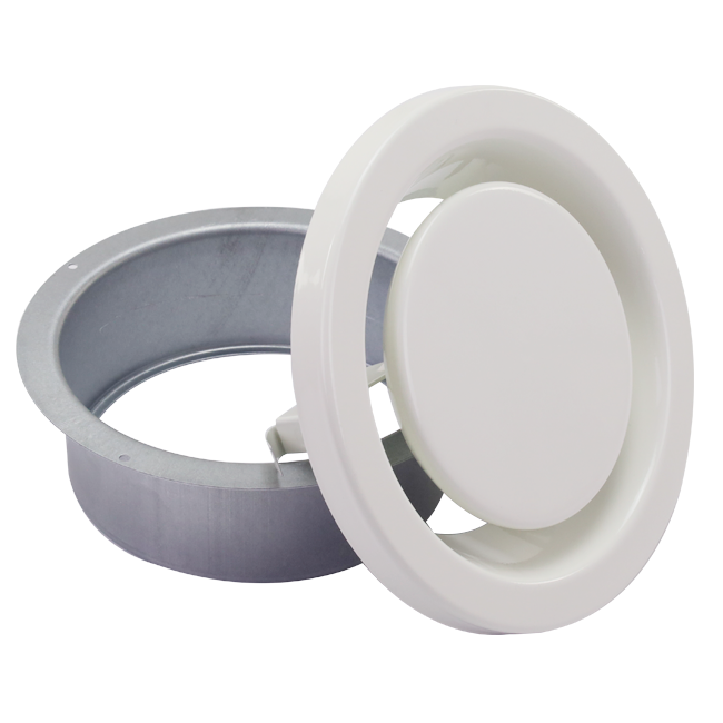 Entlüftungsventil 80 mm mit Metallfedern - EAV-C80 RAL9010