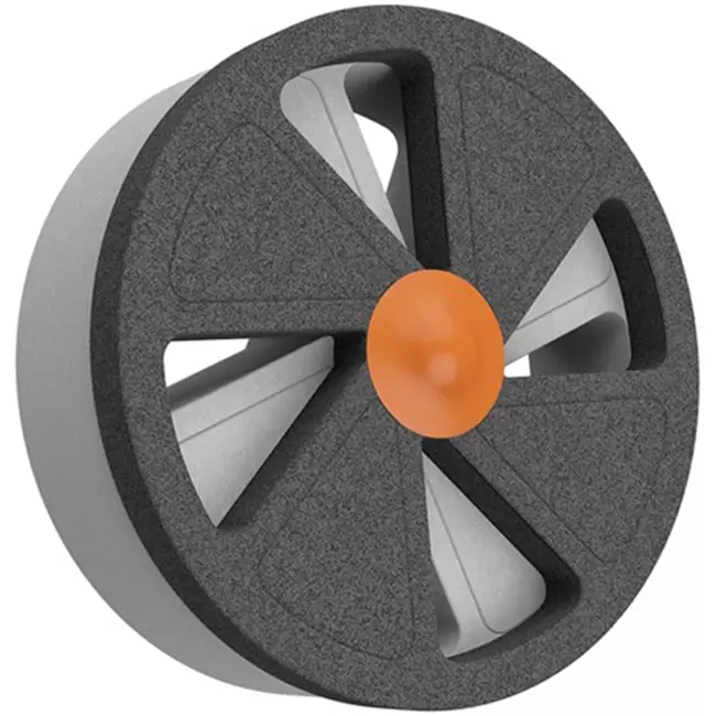 Ergovent rahmenloses verputzbares Ventiel - Quadratisch - 100 mm