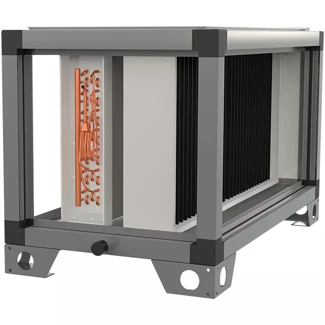 Maxivent umkehrbarer DX-Wärmetauscher für M4516 horizontal low profile rechts - CCDX1R