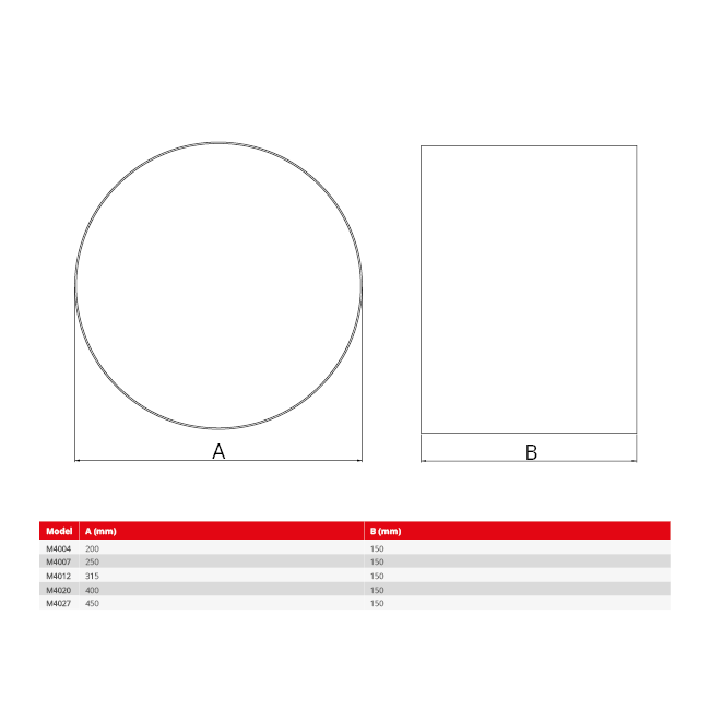 Maxivent flexibler Rundverbinder für M4020 horizontal - FC