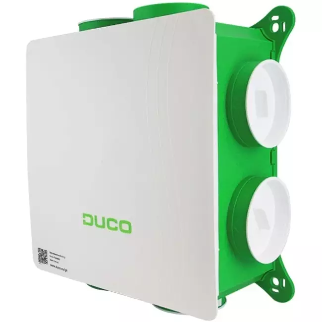 DucoBox Komplettpaket DucoBox Silent Connect 400 m³/h + RFT-bedienung + 4 Ventile