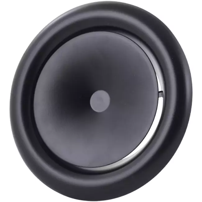 Belüftungsventil 125 mm Metall - S-DVS125 RAL9005 30% glänzend