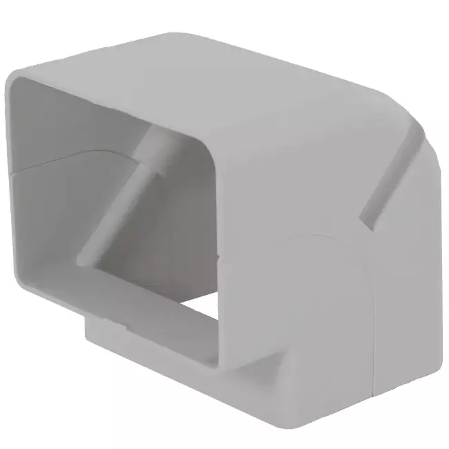 ClimaConnect Außenbogen für Montageschacht 100 mm - RAL 9010