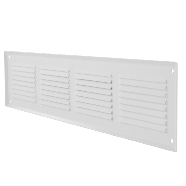 Wanddurchlass 400x100mm Aluminium - RAL9016