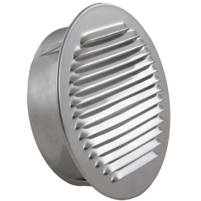Lüftungsgitter rund 160mm Aluminium - EL-A-R160 ALU