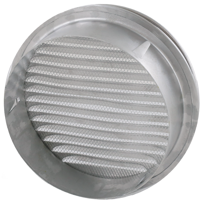 Lüftungsgitter rund 160mm Aluminium - EL-A-R160 ALU