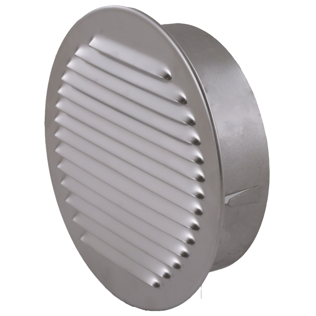 Lüftungsgitter rund 160mm Aluminium - EL-A-R160 ALU