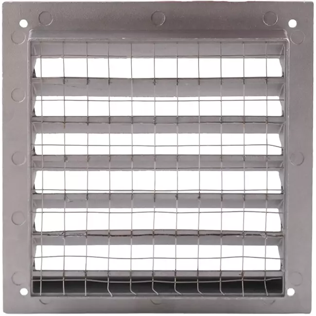 Außenwandgitter Aluminium 150x150 mm - Aluminium