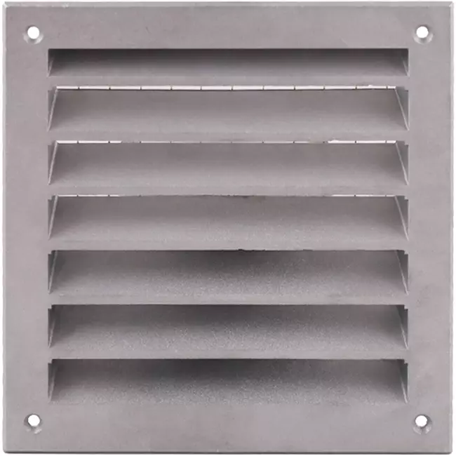 Außenwandgitter Aluminium 150x150 mm - Aluminium