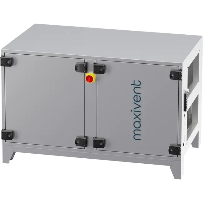 Maxivent WTW-Lüftungsgeräte mit Gegenstromwärmetauscher, 700 m³/h, mit DX-Wärmetauscher, horizontal links – PHE 700 H ODJL