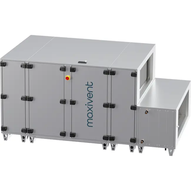 Maxivent WTW-Lüftungsgeräte mit Gegenstromwärmetauscher, 4200 m³/h, mit DX-Wärmetauscher, horizontal rechts – PHE 4200 H ODJR T 01
