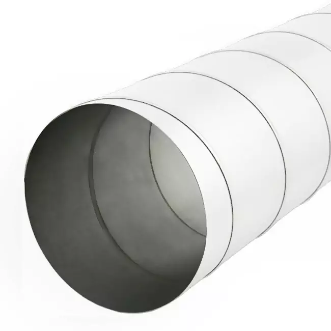 Wickelfalzrohr Durchmesser 315 mm LÃ¤nge 1,5 Meter - rund verzinkt - maßgeschneidert RAL9010
