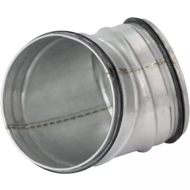Kurzer Wickelfalz Bogen 45° Ø 125mm
