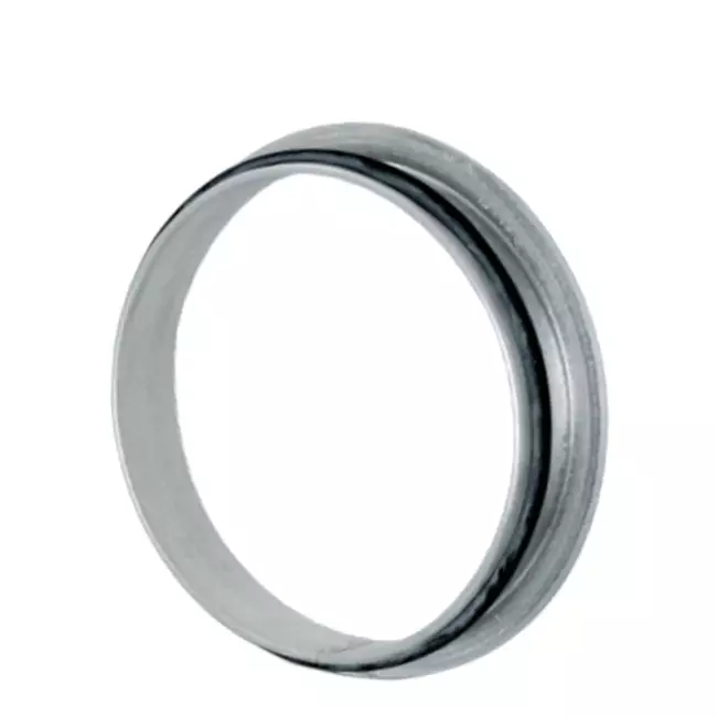 Wickelfalz Bundkragen Ø 160mm (90°) - Galvanisiert