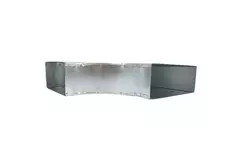 T-Stück 90 Grad 220x80 mm - 170x80 mm für Rohrleitungen
