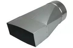 Adapter 170x80 mm auf Durchmesser 150 mm für Rohrleitungen