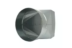 Adapter 170x80 mm auf Durchmesser 125 mm für Rohrleitungen