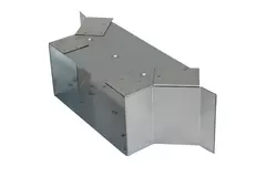 Seitenanschluss 170x80 mm für Abgasrohr
