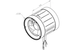 Rohrventilator 125mm Mischströmung ETAMASTER - EM 125 EC 01