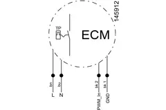Rohrventilator 125mm Mischströmung ETAMASTER - EM 125 EC 02