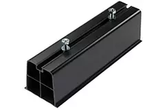 Montageschiene Außeneinheit aus Hart-PVC, Länge 450 mm